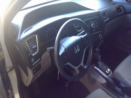 2014 HONDA CIVIC, SILVER, LX, 1.8L, AT,  A25146